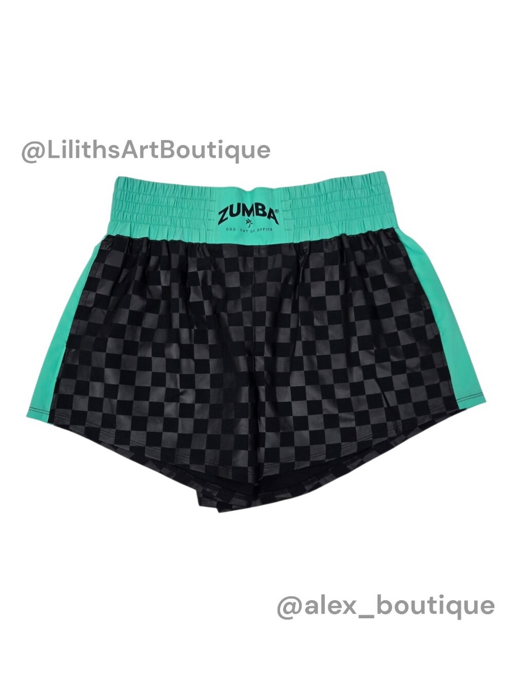 Zumba Coastal Club Shorts Bold Black Size M (E141) - Picture 3 of 7